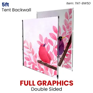 TENT DOUBLE BACKWALLS